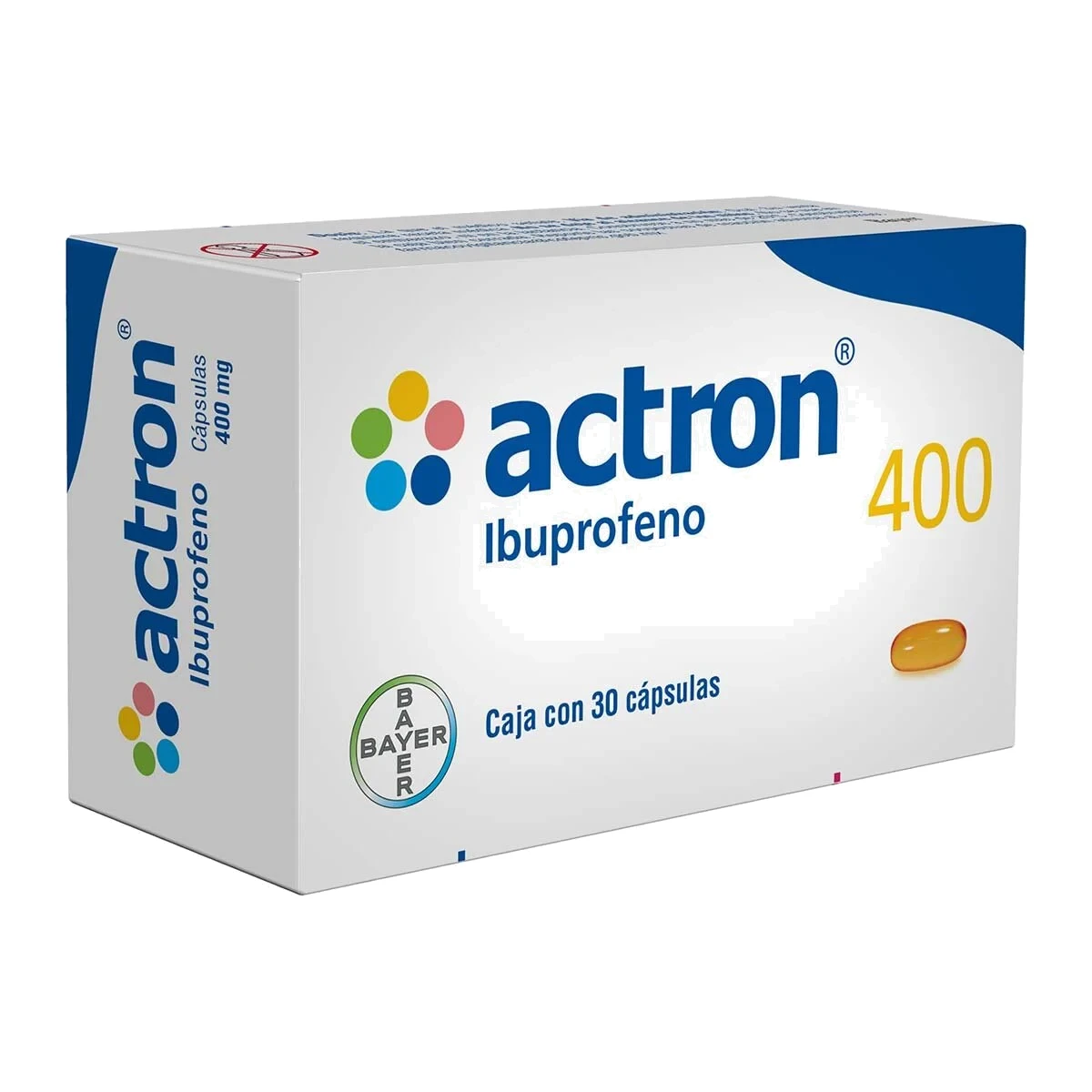 Actron 400 mg · cápsulas — Medicamentos