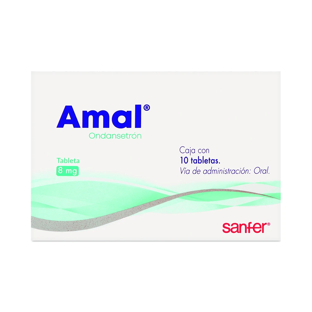 Amal 8 mg · 10 tabletas — Medicamentos